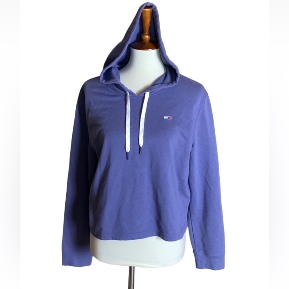 Tommy Hilfiger / Tommy Jeans lavender purple cropped hoodie Size Large